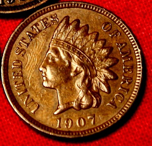 1907-Indian-Head-Cent-Clashed-With-St-Gaudens-20-D-Gold